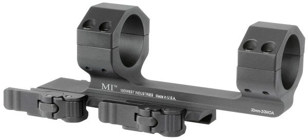 MIDWEST INDUSTRIES 30MM QD Cantilever Scope Mount 20MOA