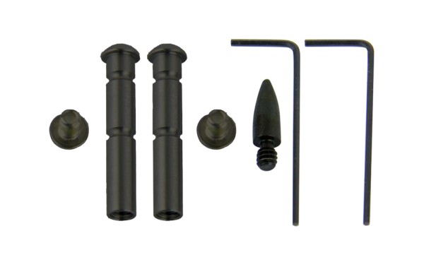 AXEM AR15/M16 Anti Walk Trigger/Hammer Pin Kit SS/BLK