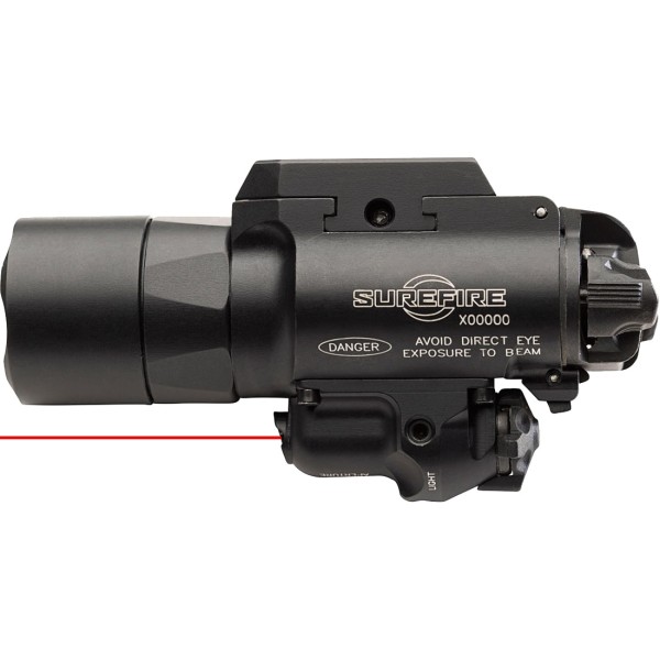 SUREFIRE X400T-A-RD TURBO LED Weapon Light with Red Laser