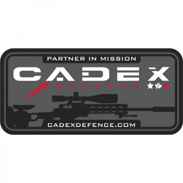 CADEX DEFENCE Patch &quot;Partner in mission&quot; Black