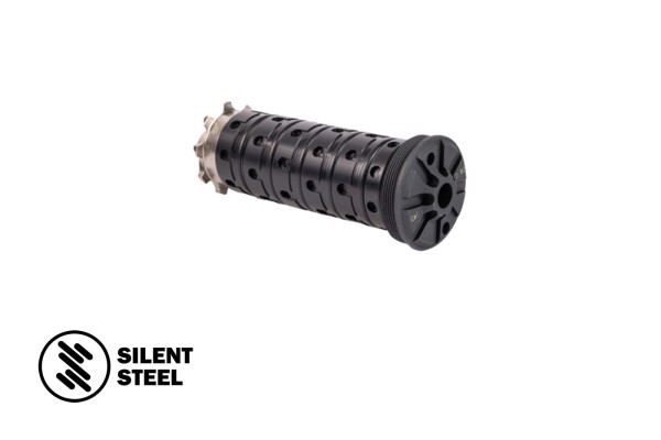 SILENT STEEL Compact Streamer Baffle Suppression Unit 7.62
