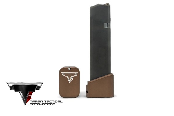 TTI Base Pad Kit Glock 21/41 +4 - Coyote Bronze