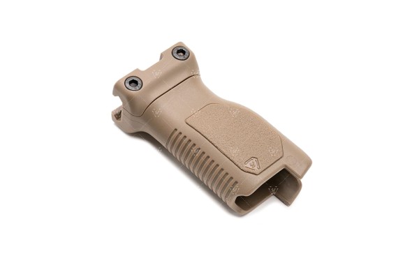STRIKE INDUSTRIES Angled Picatinny Vertical Grip with Cable Management Long FDE