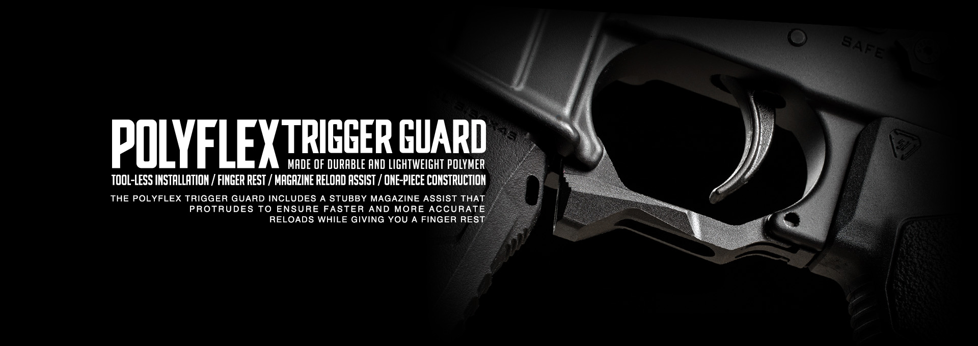 STRIKE-INDUSTRIES-PolyFlex-AR-Trigger-Guard-with-Finger-Rest-Banner