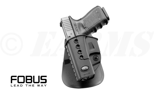FOBUS Glock 19, 19X, 17, 25, 45, 44, 45, 23, 23, 31 ,32, 34, 35, Safety Rotating Holster Left*