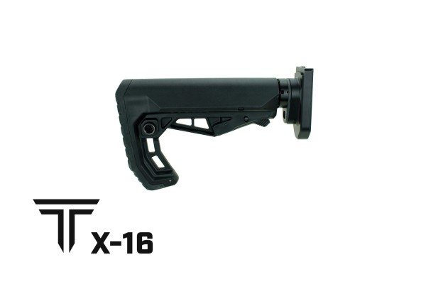 TINCK ARMS Perun X-16™ Back Plate with Buffer Tube + Stock Mil-Spec