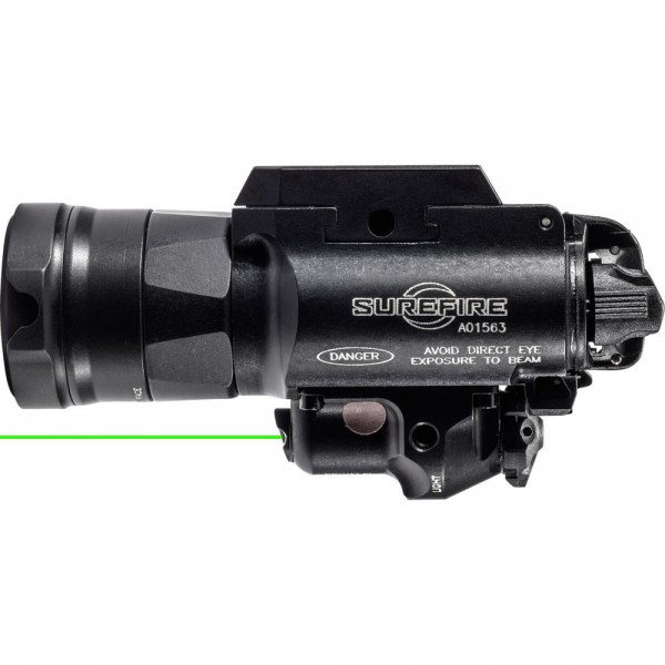 SUREFIRE X400UH-A-GN LED Weapon Light with Green Laser for MasterFire® Rapid Deploy Holster