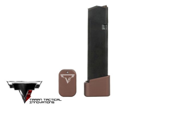 TTI Base Pad Kit Glock 17/22/34/35 +5/6 - Coyote Bronze