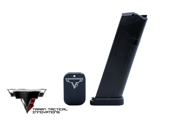 TTI Carry Base Pad Glock 9/40 Double Stack +0 - Flat Black