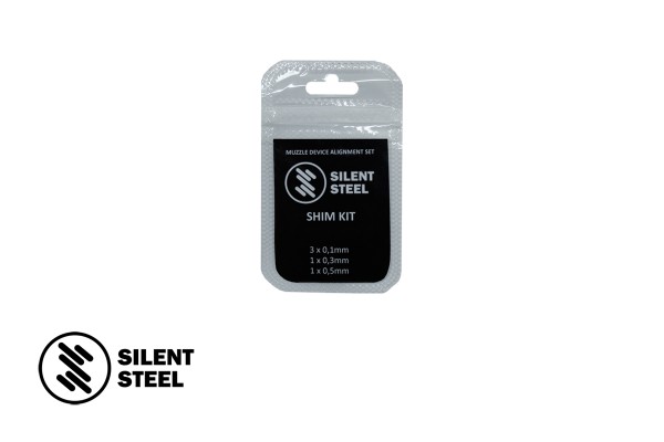 SILENT STEEL Muzzle Device Shim Kit - 14mm