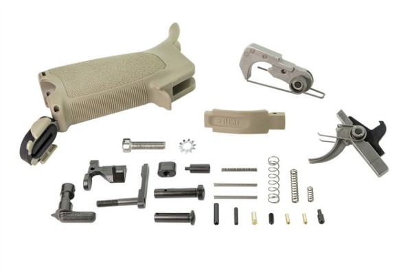 BCM GUNFIGHTER AR-15 Enhanced Lower Parts Kit FDE