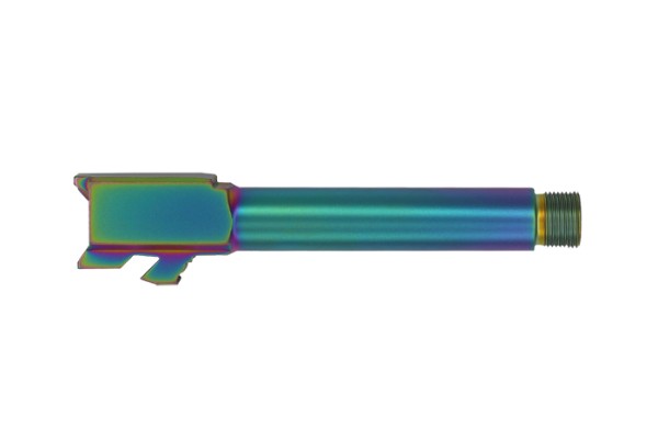 ANDERSON Glock® 19 Barrel 416R SS Rainbow PVD 1/2-28 UNEF