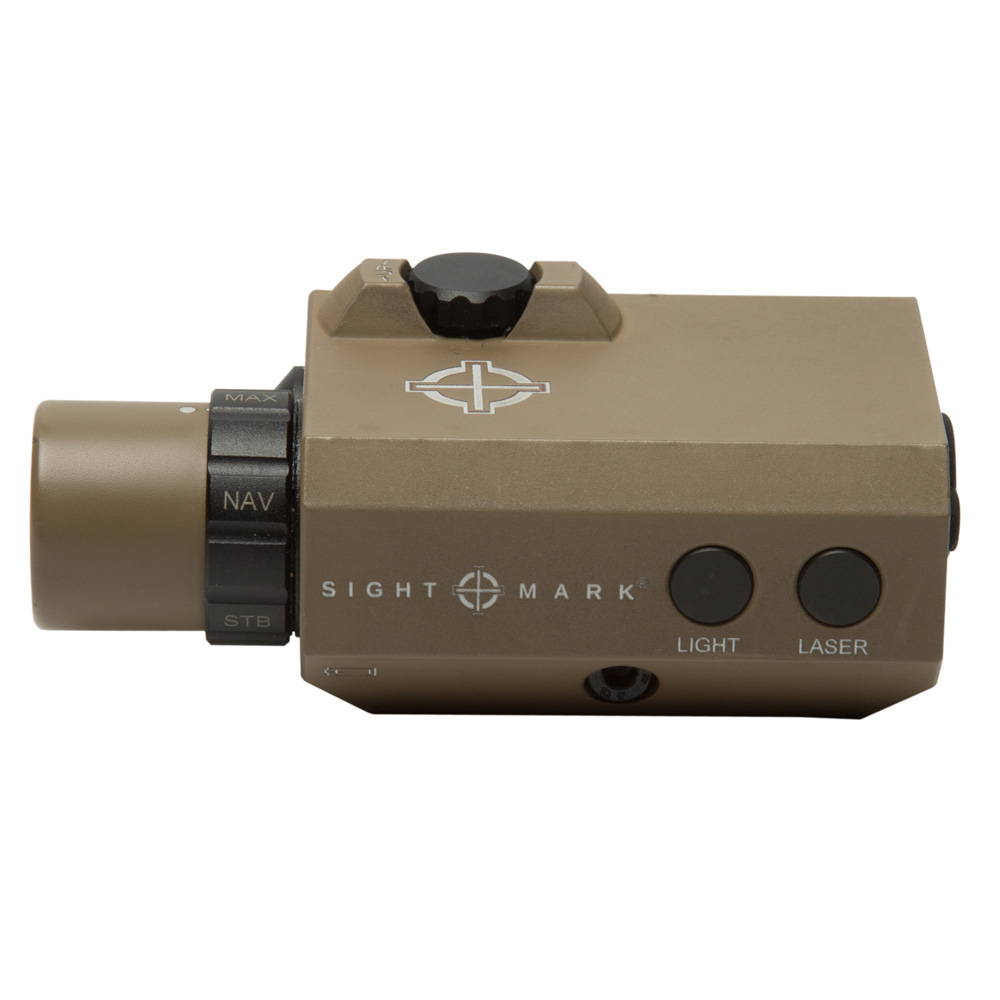Sightmark SM25012 Mini LoPro Combo 300 Lum LED Light & Green Laser Combo Rail Mo 