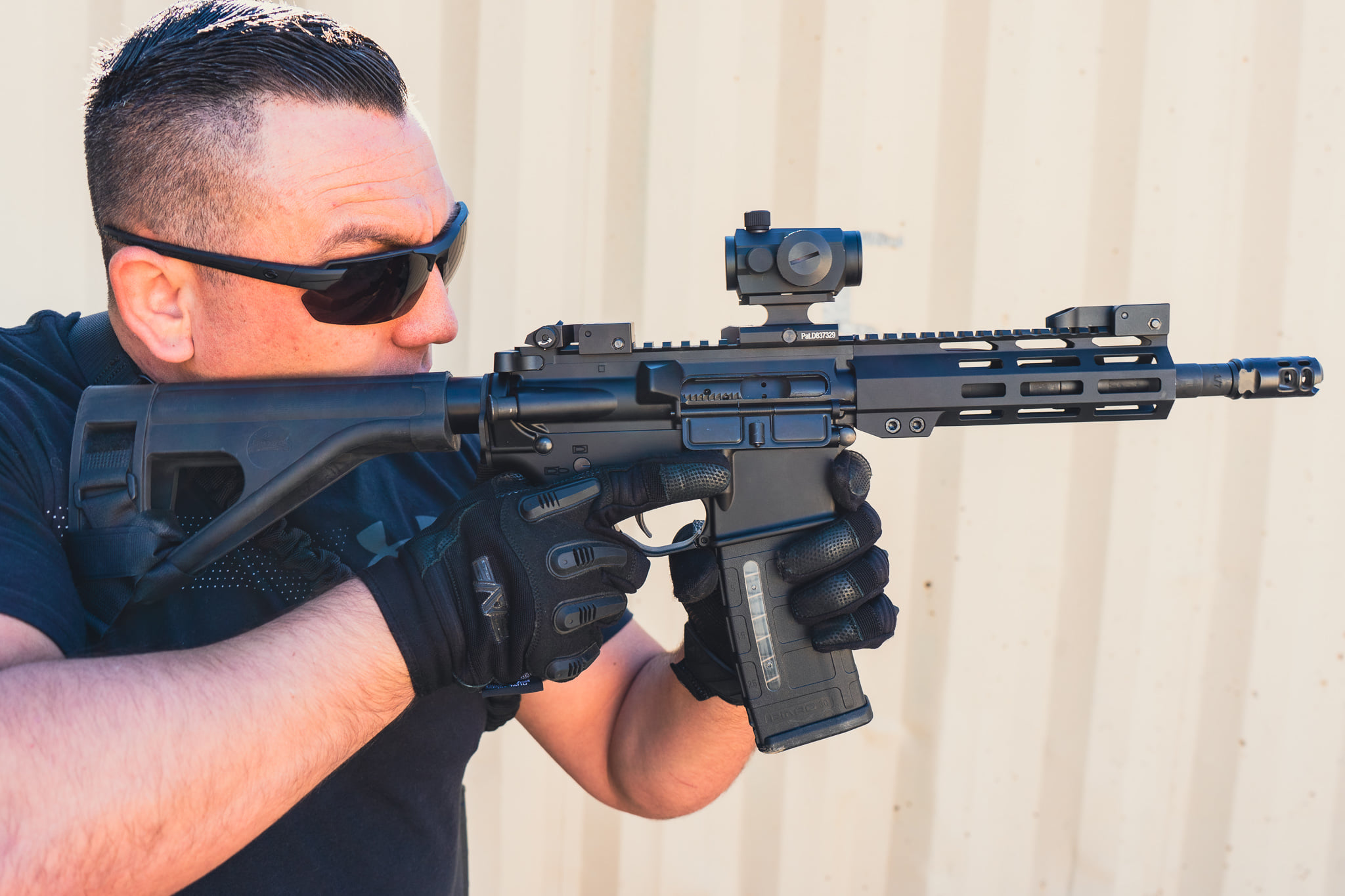 AIM-SPORTS-Pistol-AR-15-Slim-Line-M-LOK-Suppressor-Handguard-6-5-inch