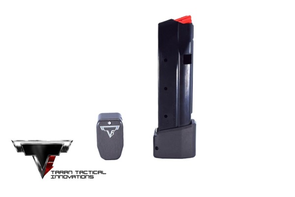 TTI Base Pad Kit for Shield Arms Glock 43X/48 +5 - Titanium Gray